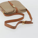 CELINE Macadam Canvas Shoulder Bag PVC Beige Gold Auth 175173-7
