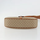 CELINE Macadam Canvas Shoulder Bag PVC Beige Gold Auth 175173-5