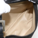 FENDI Zucca Canvas Hand Pouch Nylon Black Silver Auth 175178-11