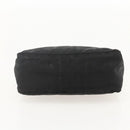 FENDI Zucca Canvas Hand Pouch Nylon Black Silver Auth 175178-5