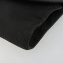 Christian Dior Honeycomb Canvas Chain Shoulder Bag Black Gold Auth 175179-9