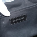 BALENCIAGA Hand Bag Denim 2way Blue Silver 671402 Auth 175182-18