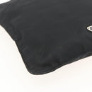 PRADA Shoulder Bag Nylon Black Silver Auth 175183-15
