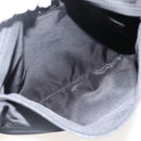 PRADA Shoulder Bag Nylon Black Silver Auth 175183-11