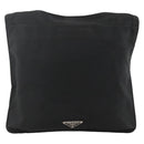 PRADA Shoulder Bag Nylon Black Silver Auth 175183-13