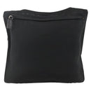 PRADA Shoulder Bag Nylon Black Silver Auth 175183-2