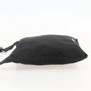 PRADA Shoulder Bag Nylon Black Silver Auth 175183-3