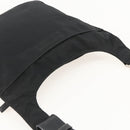 PRADA Shoulder Bag Nylon Black Silver Auth 175183-6