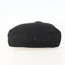 PRADA Hand Bag Nylon Black Silver Auth 175184-5
