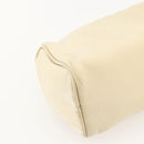 PRADA Shoulder Bag Nylon Beige Gold Auth 175188-18