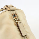 PRADA Shoulder Bag Nylon Beige Gold Auth 175188-10