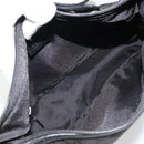 GUCCI GG Canvas Shoulder Bag Black Silver 001 4205 Auth 175189A-11