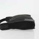 GUCCI GG Canvas Shoulder Bag Black Silver 001 4205 Auth 175189A-4