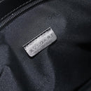 BVLGARI Logo Mania Schoudertas Denimblauw Zilver Auth 175190-17