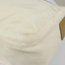 PRADA Shoulder Bag Nylon White Silver Auth 175194A-9