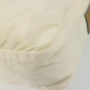 PRADA Shoulder Bag Nylon White Silver Auth 175194A-15