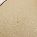 LOEWE Hand Bag Leather Ivory Gold Auth 175195-10