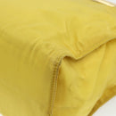 PRADA Hand Bag Nylon Yellow Gold Auth 175197-16