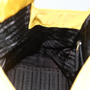 PRADA Hand Bag Nylon Yellow Gold Auth 175197-21