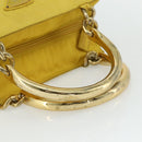 PRADA Hand Bag Nylon Yellow Gold Auth 175197-7