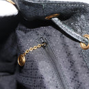 GUCCI Bamboo Backpack Suede Black Gold 003 2058 0016 Auth 175199-23