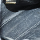 GUCCI GG Canvas Shoulder Bag Black Gold 001 14 0412 Auth 175200-11