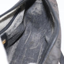 GUCCI GG Canvas Shoulder Bag Black Gold 001 14 0412 Auth 175200-19