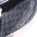 GUCCI GG Canvas Shoulder Bag Black Gold 001 14 0412 Auth 175200-23