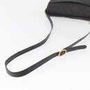 GUCCI GG Canvas Shoulder Bag Black Gold 001 14 0412 Auth 175200-7