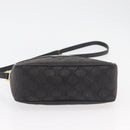 GUCCI GG Canvas Shoulder Bag Black Gold 001 14 0412 Auth 175200-5