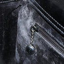 GUCCI Shoulder Bag Patent leather Black Silver 000 1046 0506 Auth 175203-18