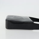 GUCCI Shoulder Bag Patent leather Black Silver 000 1046 0506 Auth 175203-4