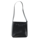 CELINE Shoulder Bag Patent leather Black Gold Auth 175204-1