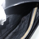 CELINE Shoulder Bag Patent leather Black Gold Auth 175204-18
