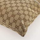 GUCCI GG Canvas Shoulder Bag Beige Gold 388924 Auth 175206-12