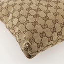 GUCCI GG Canvas Shoulder Bag Beige Gold 388924 Auth 175206-13