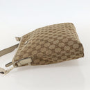 GUCCI GG Canvas Shoulder Bag Beige Gold 388924 Auth 175206-4