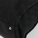 LOEWE Anagram Tote Bag Canvas Black Silver Auth 175211-9