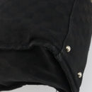 LOEWE Anagram Tote Bag Canvas Black Silver Auth 175211-14