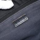 LOEWE Anagram Tote Bag Canvas Black Silver Auth 175211-18