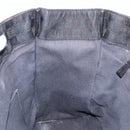 LOEWE Anagram Tote Bag Canvas Black Silver Auth 175211-20