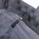 LOEWE Anagram Tote Bag Canvas Black Silver Auth 175211-21