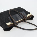 LOEWE Anagram Tote Bag Canvas Black Silver Auth 175211-6