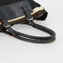 LOEWE Anagram Tote Bag Canvas Black Silver Auth 175211-7