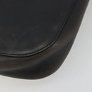 GUCCI Purse Shoulder Bag Leather Black Silver 001 3748 Auth 175212-10