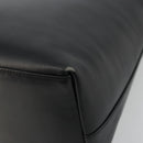 GUCCI Bamboo Shoulder Bag Leather Black Gold Auth 175213-15
