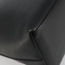 GUCCI Bamboo Shoulder Bag Leather Black Gold Auth 175213-16