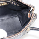 FENDI Zucca Canvas Hand Bag Black Brown Auth 175214-20
