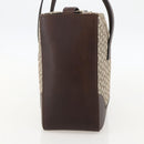 CELINE C Macadam Canvas Hand Bag Leather Beige Gold Auth 175216A-4