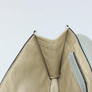 Chloe Sally Clutch Bag Leather Gray Gold Auth 175221A-17